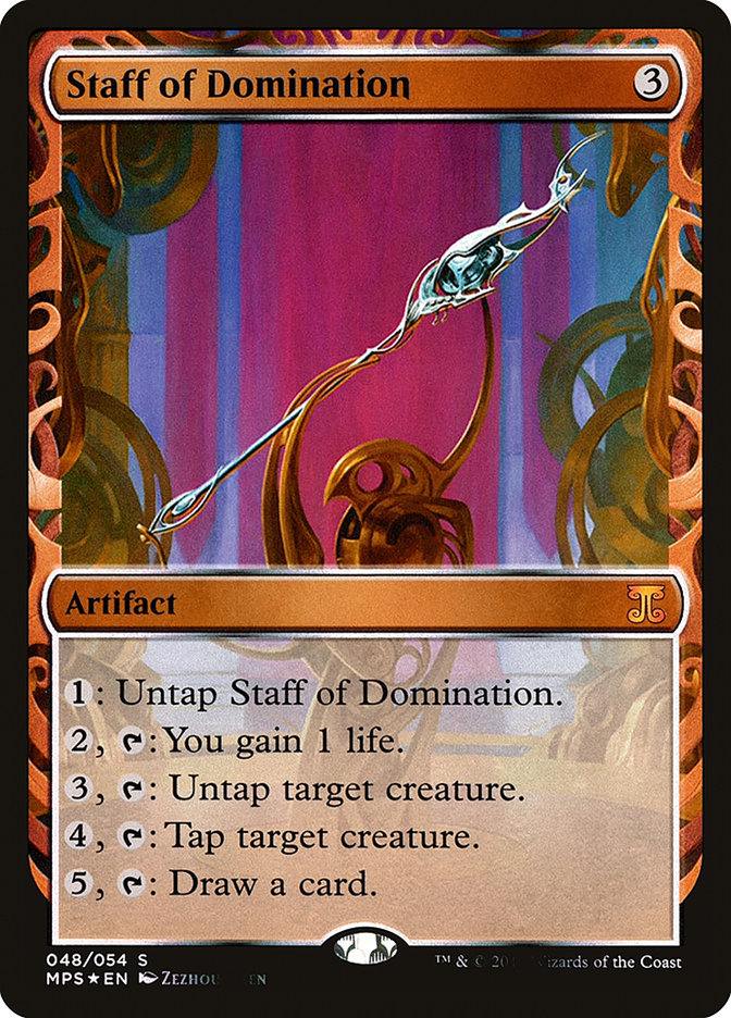 Staff of Domination MPS-48 Kaladesh Inventions Magic card