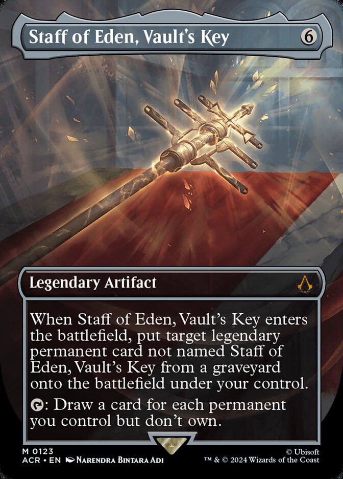 Staff of Eden, Vault's Key ACR-123 Assassin's Creed Magic card