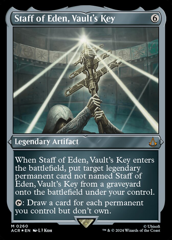 Staff of Eden, Vault's Key ACR-260 Assassin's Creed Magic card