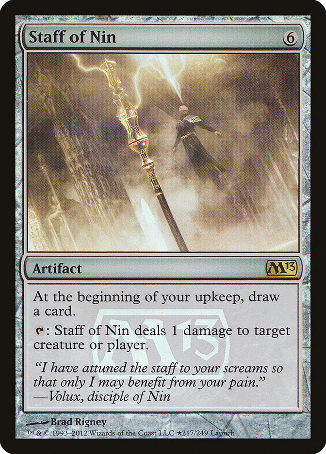 Staff of Nin PM13-217STAR Magic 2013 Promos Magic card