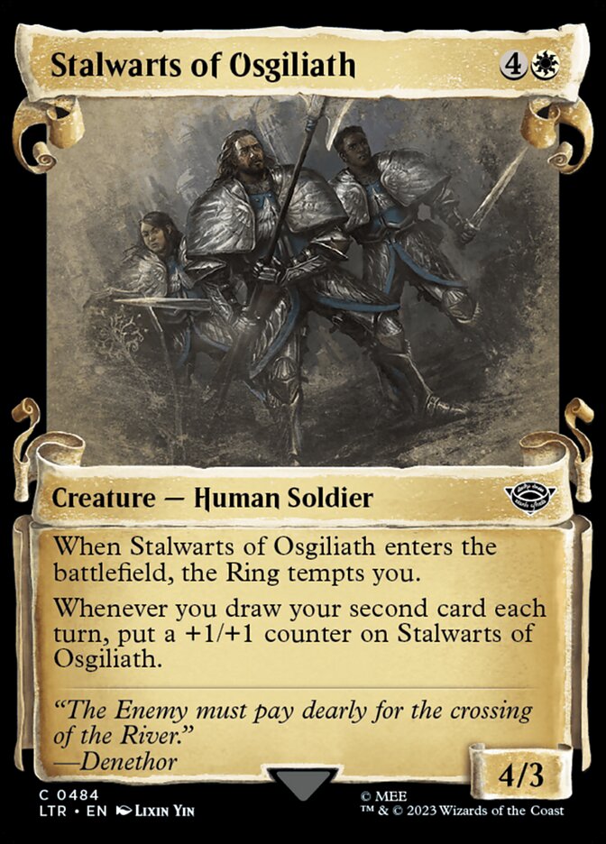 Stalwarts of Osgiliath LTR-484 The Lord of the Rings: Tales of Middle-earth Magic card