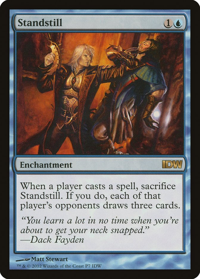 Standstill PIDW-7 IDW Comics Inserts Magic card
