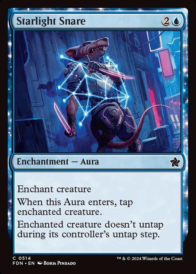 Starlight Snare FDN-514 Foundations Magic card