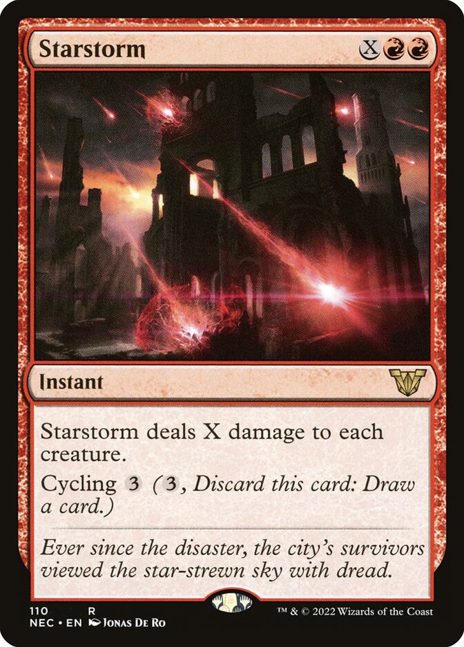 Starstorm NEC-110 Neon Dynasty Commander Magic card