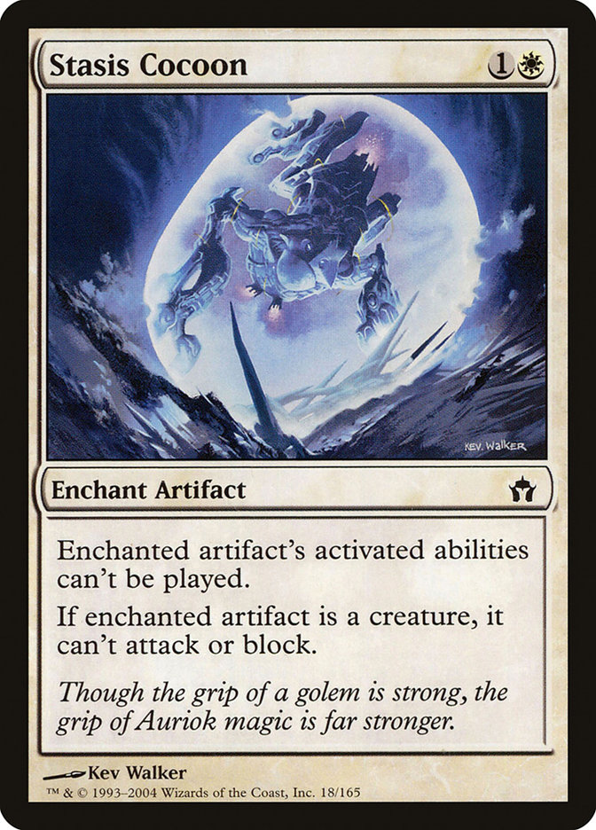 Stasis Cocoon 5DN-18 Fifth Dawn Magic card