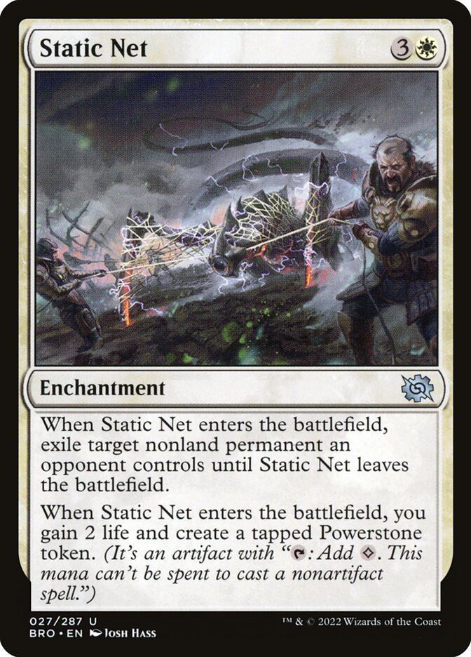 Static Net BRO-27 The Brothers' War Magic card