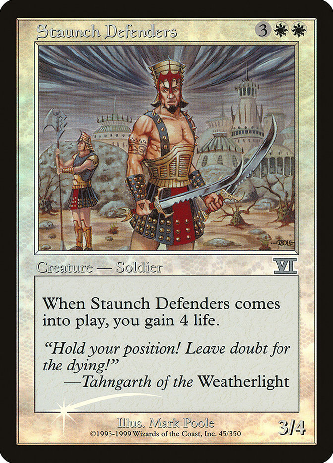 Staunch Defenders FNM-12 Friday Night Magic 2000 Magic card