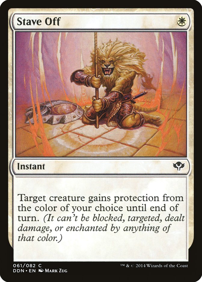 Stave Off DDN-61 Duel Decks: Speed vs. Cunning Magic card