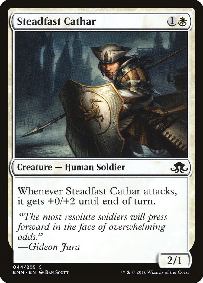 Steadfast Cathar EMN-44 Eldritch Moon Magic card