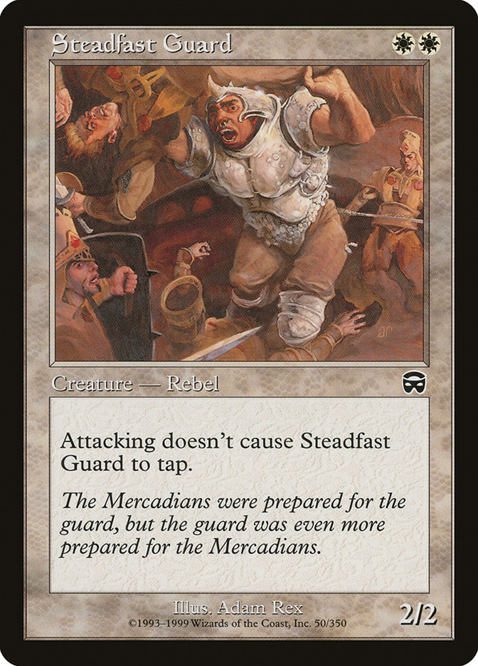 Steadfast Guard MMQ-50 Mercadian Masques Magic card