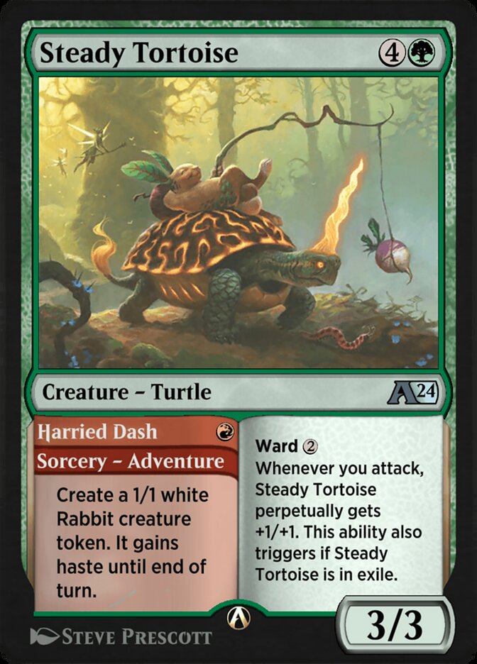 Steady Tortoise // Harried Dash YWOE-25 Alchemy: Wilds of Eldraine Magic card