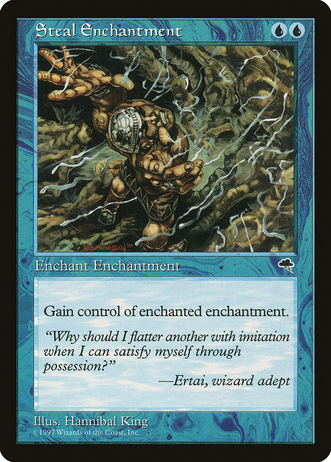 Steal Enchantment TMP-90 Tempest Magic card