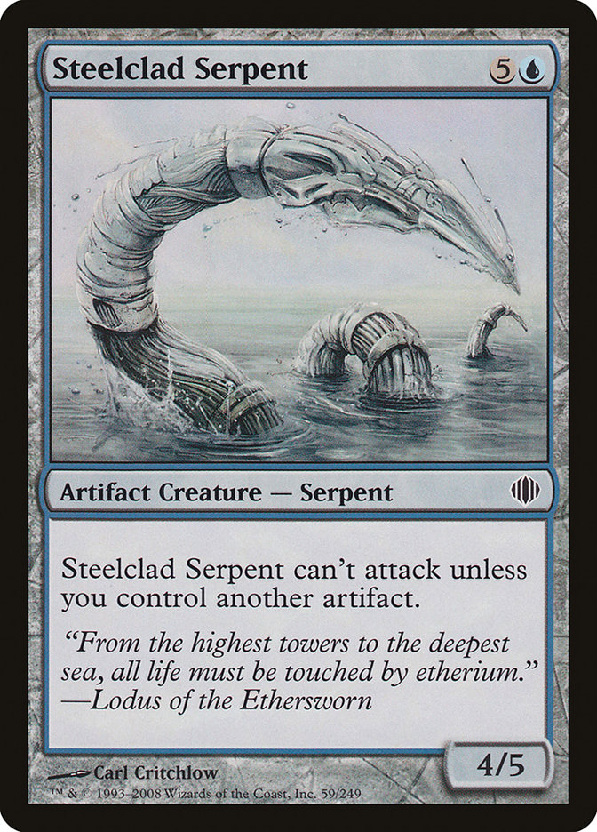 Steelclad Serpent ALA-59 Shards of Alara Magic card