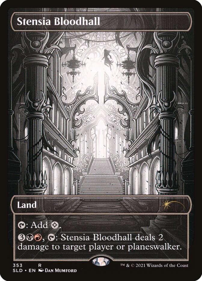 Stensia Bloodhall SLD-353 Secret Lair Drop Magic card