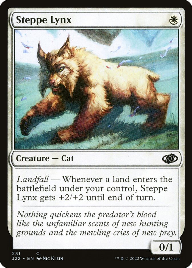 Steppe Lynx J22-251 Jumpstart 2022 Magic card