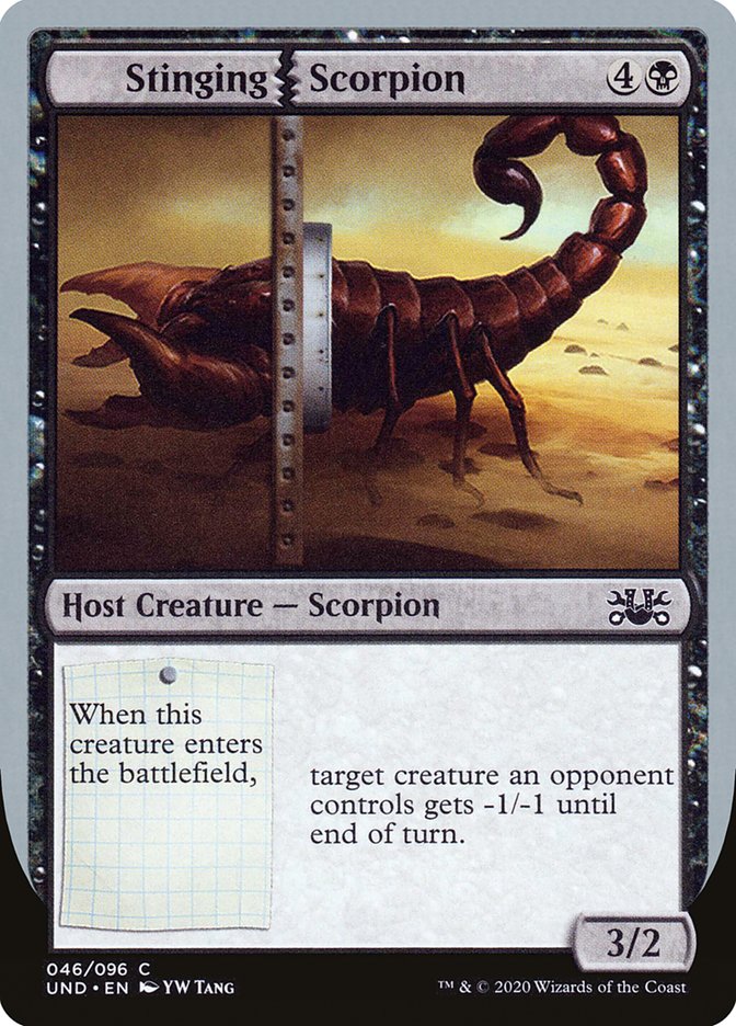 Stinging Scorpion UND-46 Unsanctioned Magic card