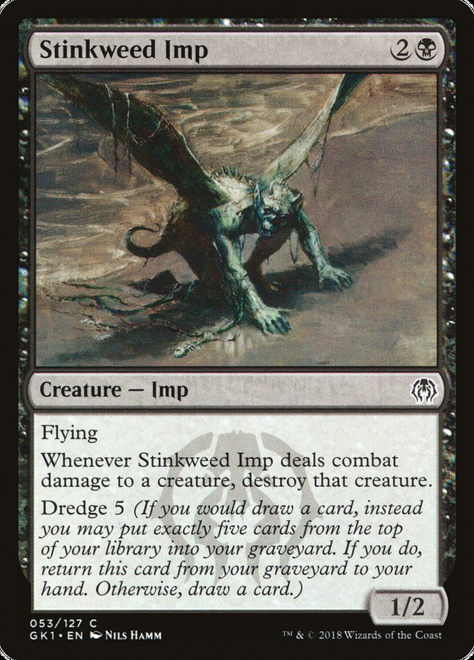 Stinkweed Imp GK1-53 GRN Guild Kit Magic card