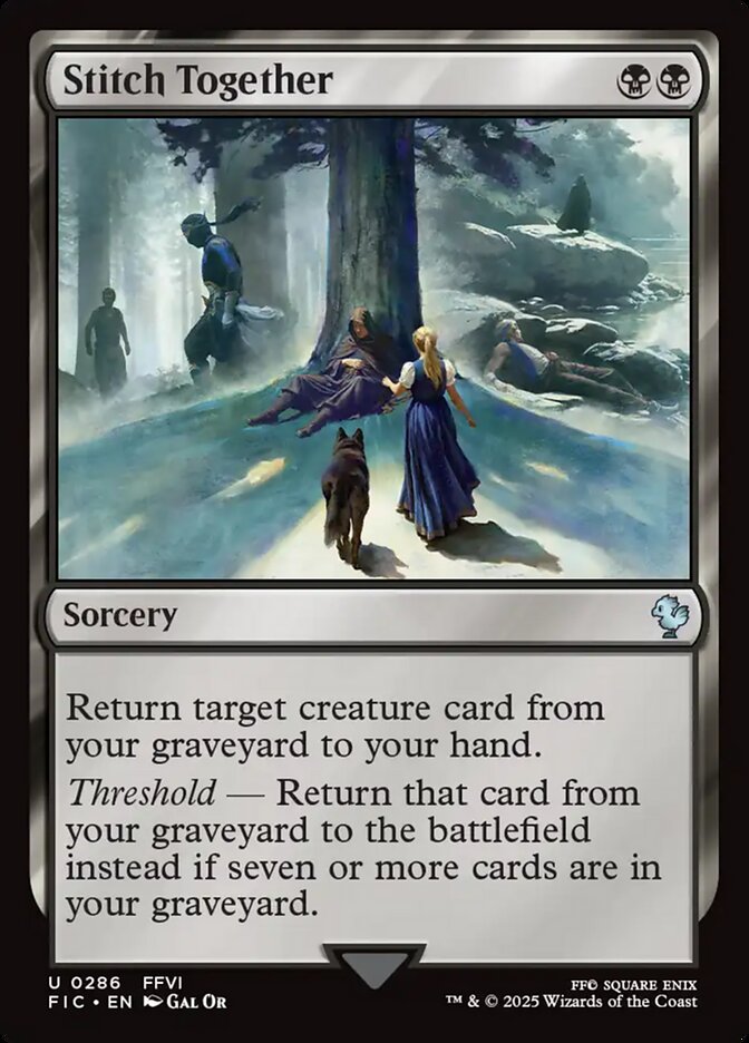Stitch Together FIC-286 Final Fantasy Commander Magic card