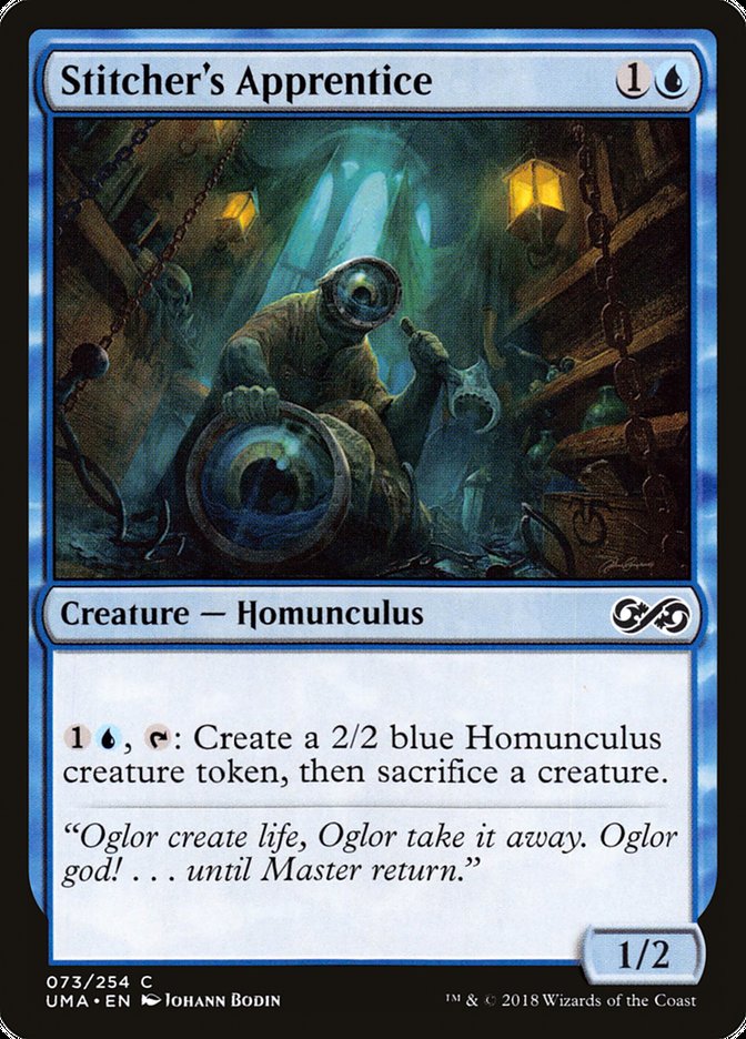 Stitcher's Apprentice UMA-73 Ultimate Masters Magic card