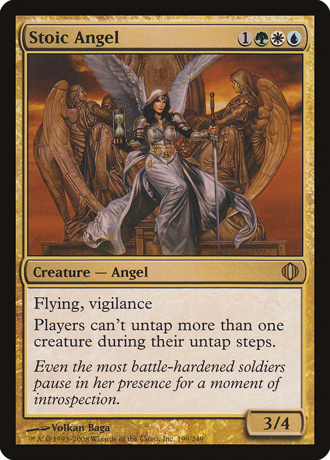Stoic Angel ALA-199 Shards of Alara Magic card