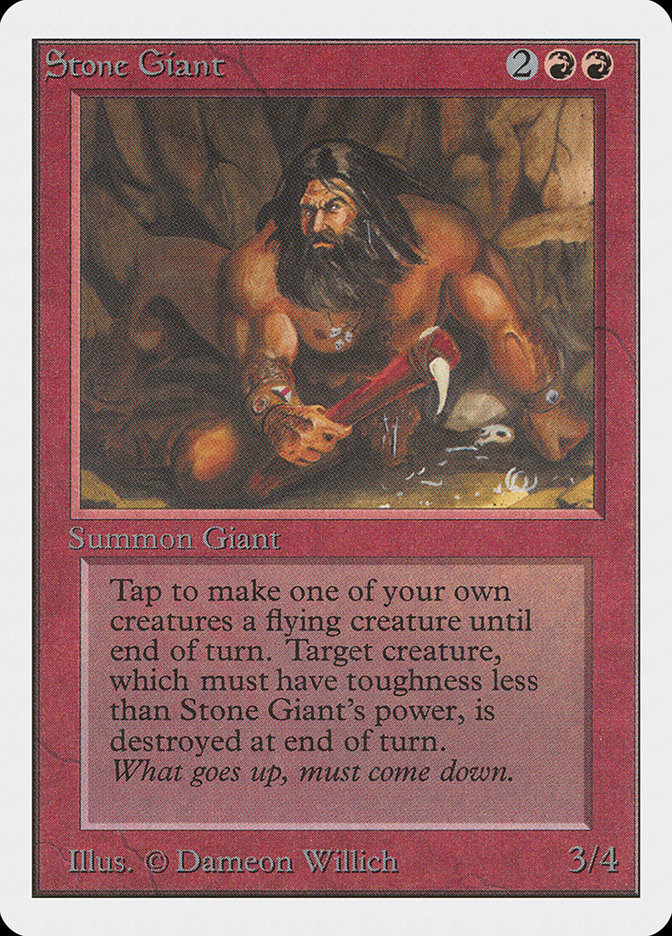 Stone Giant 2ED-177 Unlimited Edition Magic card