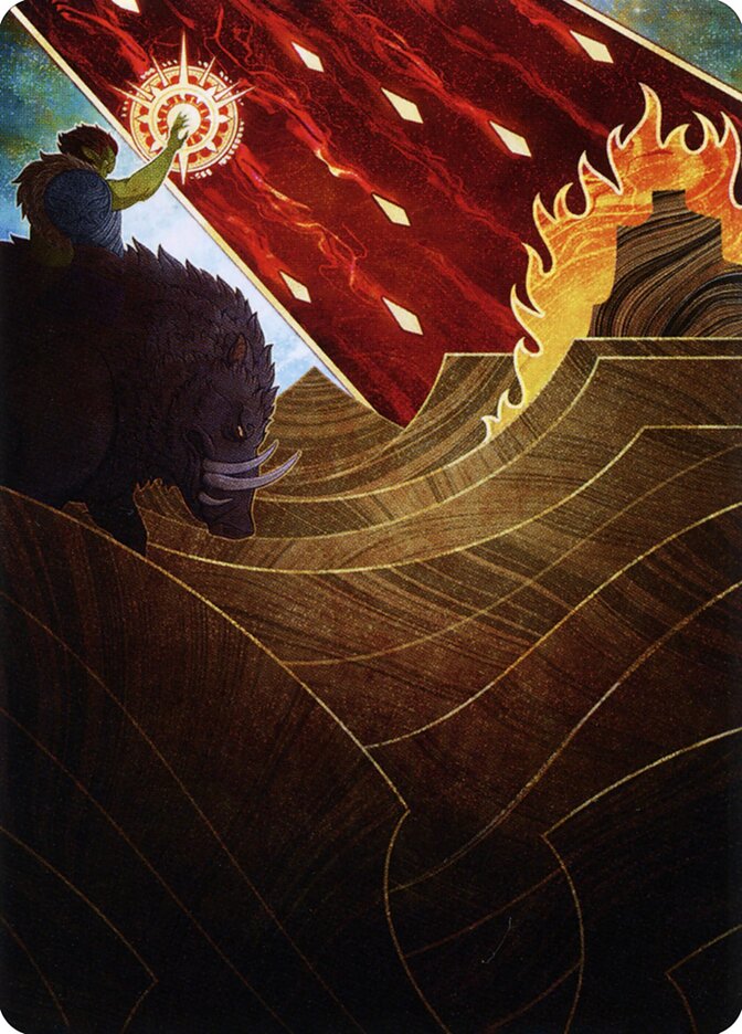 Stone Rain // Stone Rain ASTX-77 Strixhaven Art Series Magic card