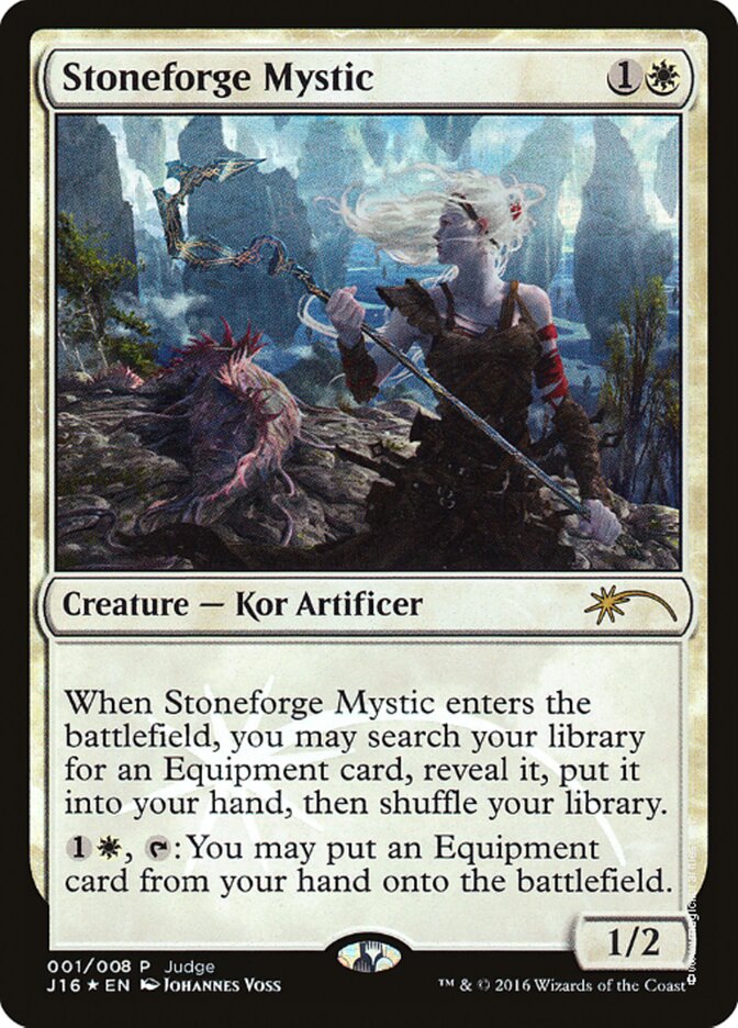 Stoneforge Mystic J16-1 Judge Gift Cards 2016 Magic card