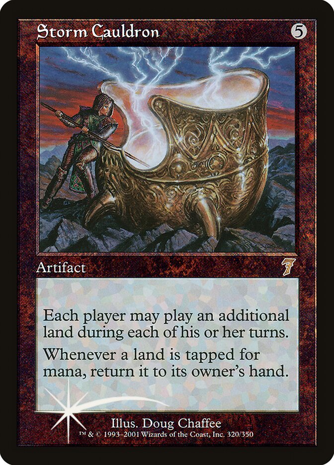 Storm Cauldron 7ED-320STAR Seventh Edition Magic card