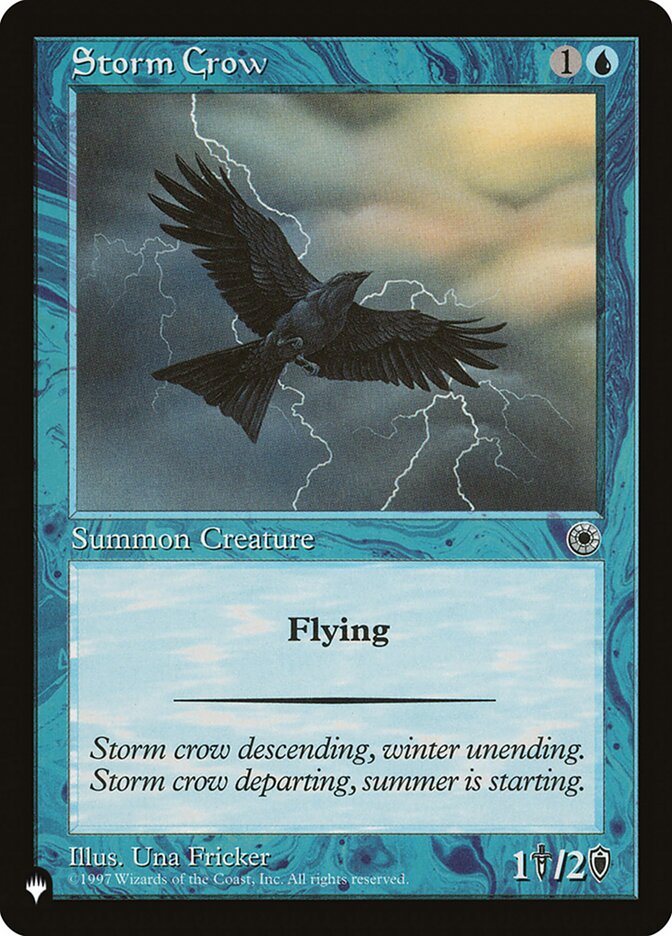 Storm Crow PLST-POR-69 The List Magic card