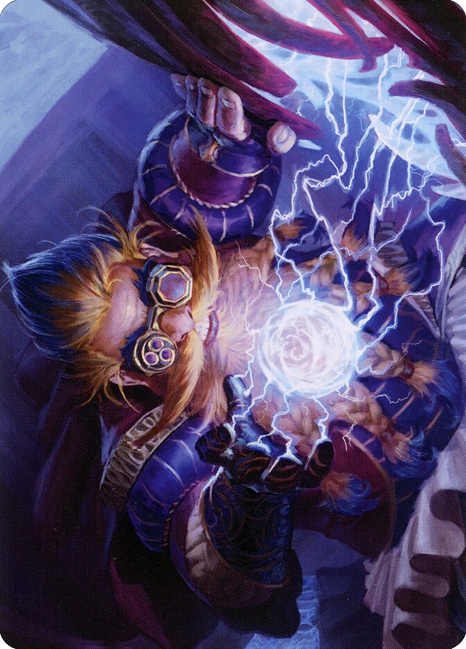 Storm-Kiln Artist // Storm-Kiln Artist ASTX-13 Strixhaven Art Series Magic card