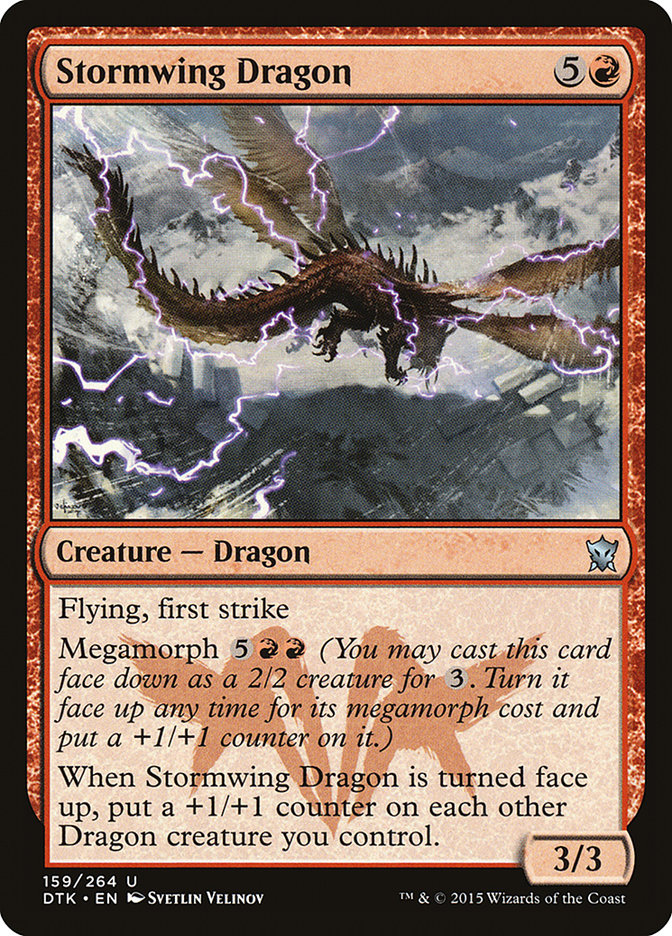 Stormwing Dragon DTK-159 Dragons of Tarkir Magic card