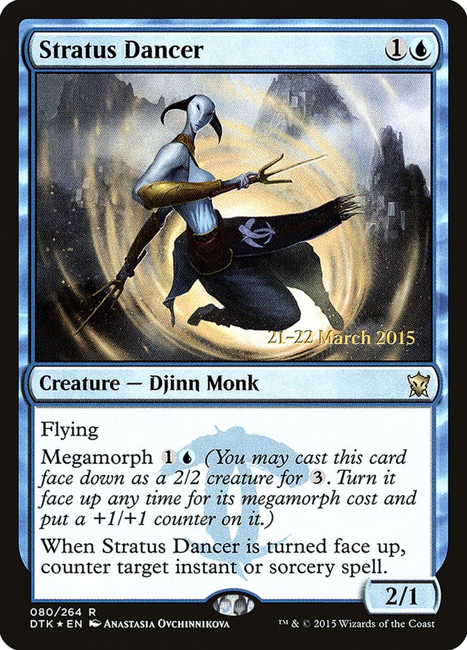 Stratus Dancer PDTK-80S Dragons of Tarkir Promos Magic card