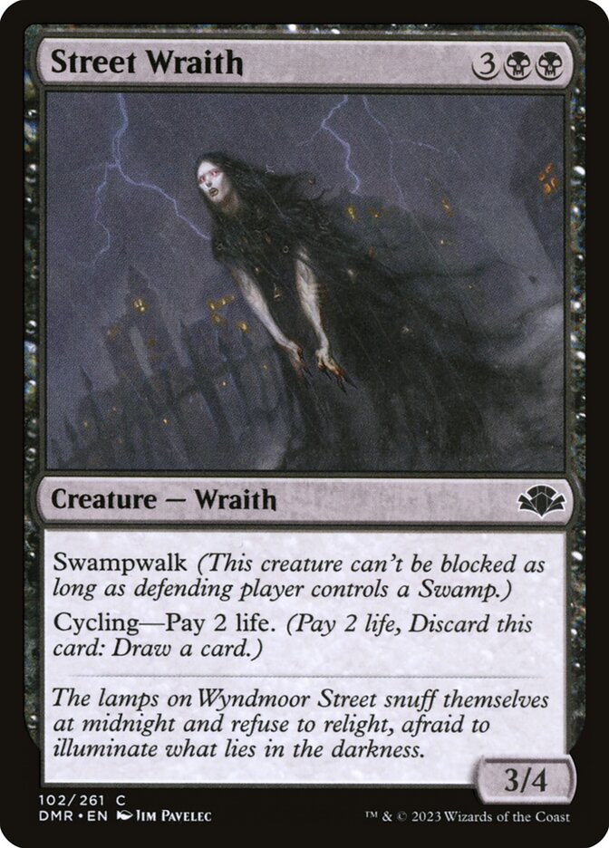 Street Wraith DMR-102 Dominaria Remastered Magic card