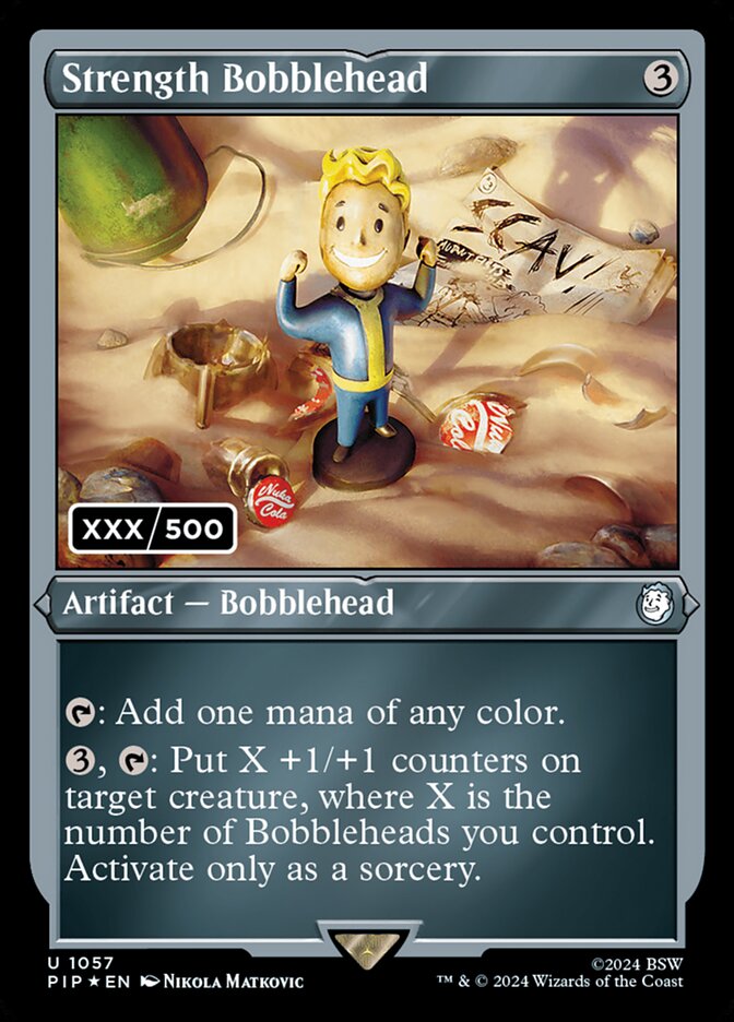 Strength Bobblehead PIP-1057 Fallout Magic card