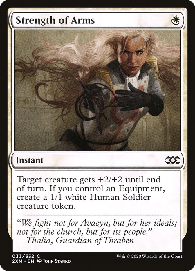 Strength of Arms 2XM-33 Double Masters Magic card