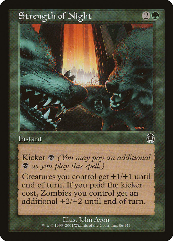 Strength of Night APC-86 Apocalypse Magic card