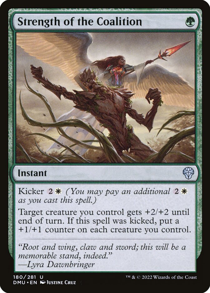 Strength of the Coalition DMU-180 Dominaria United Magic card
