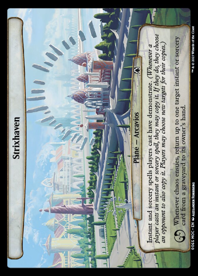 Strixhaven MOC-65 March of the Machine Commander Magic card