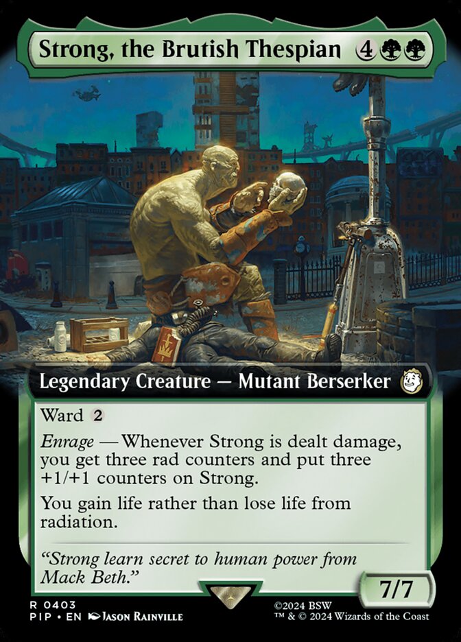 Strong, the Brutish Thespian PIP-403 Fallout Magic card