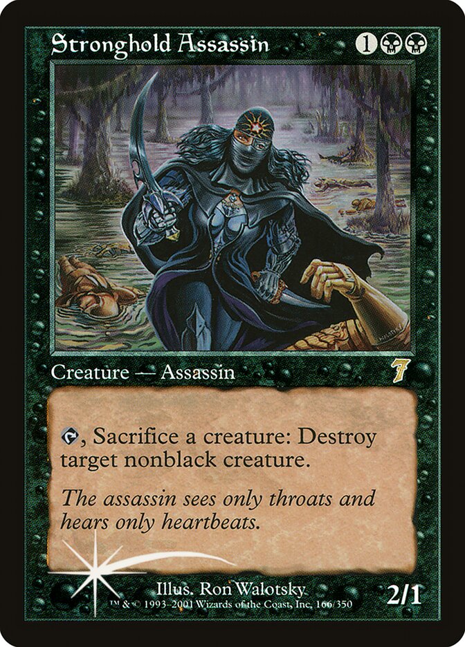 Stronghold Assassin 7ED-166STAR Seventh Edition Magic card