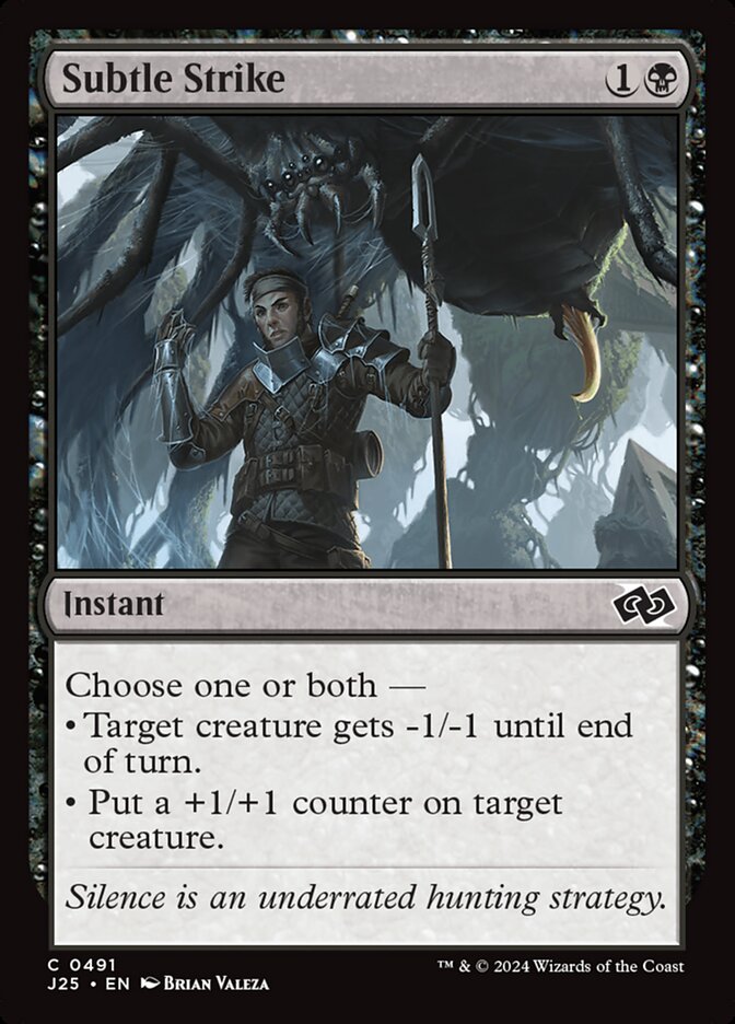 Subtle Strike J25-491 Foundations Jumpstart Magic card