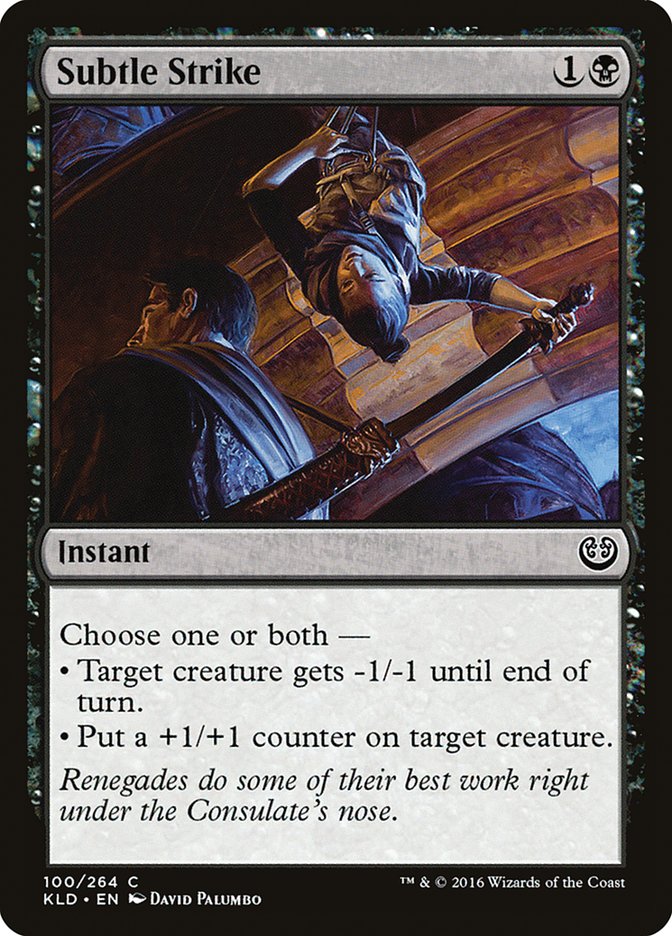 Subtle Strike KLD-100 Kaladesh Magic card