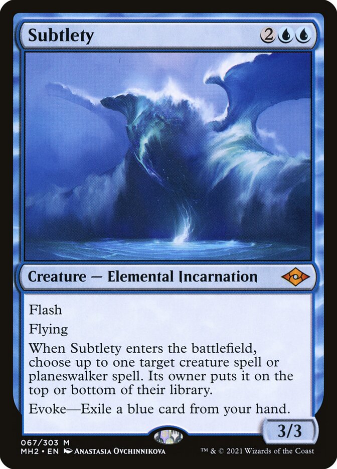 Subtlety MH2-67 Modern Horizons 2 Magic card
