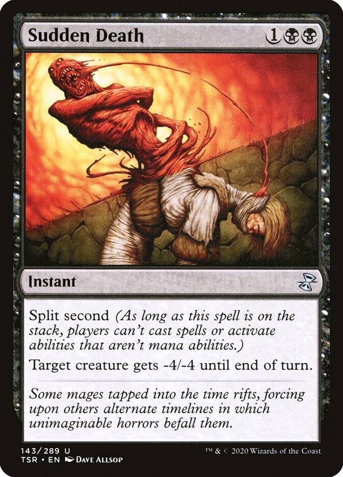 Sudden Death TSR-143 Time Spiral Remastered Magic card