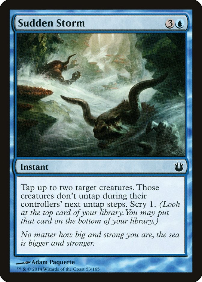 Sudden Storm BNG-53 Born of the Gods Magic card