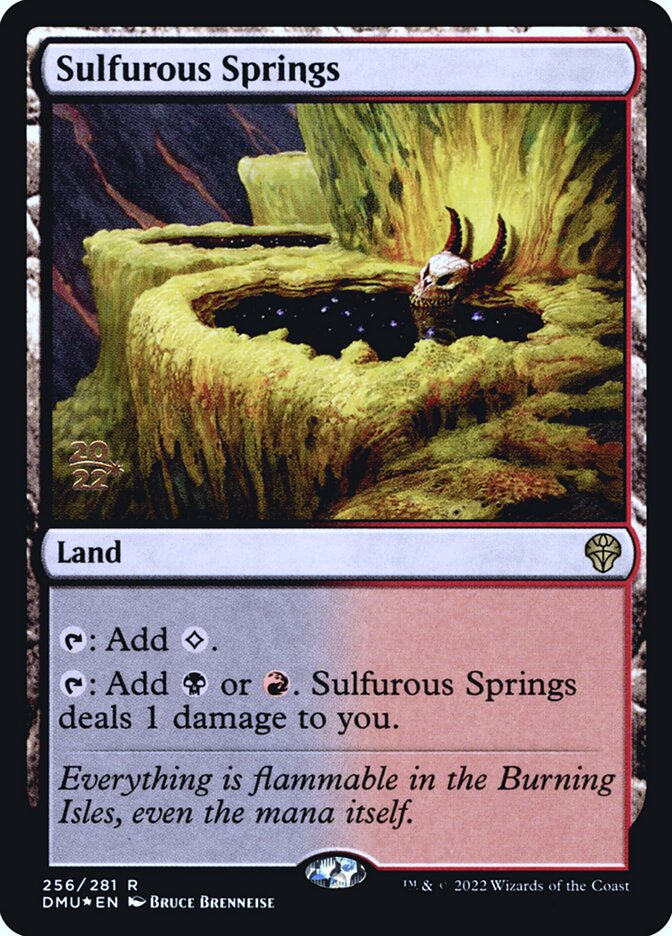 Sulfurous Springs PDMU-256S Dominaria United Promos Magic card