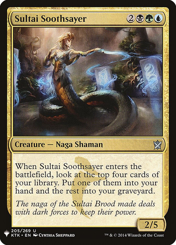 Sultai Soothsayer PLST-KTK-205 The List Magic card