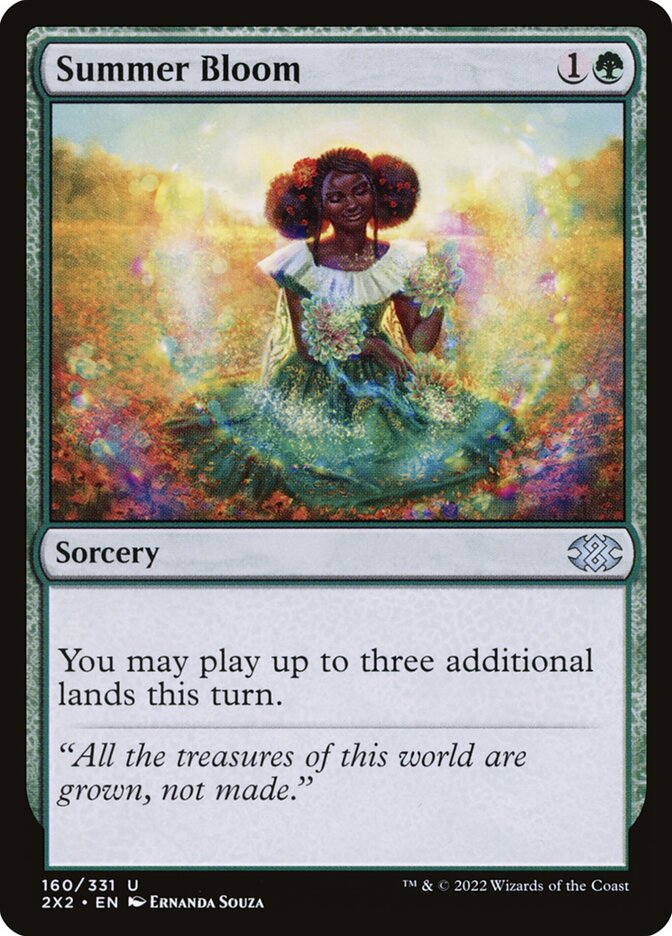 Summer Bloom 2X2-160 Double Masters 2022 Magic card