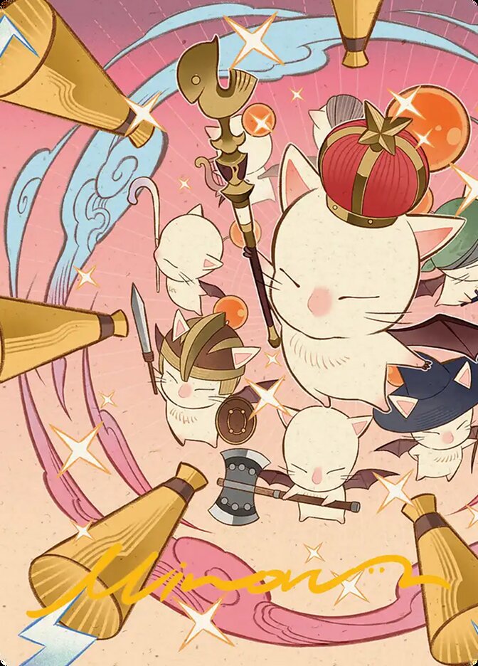 Summon: Good King Mog XII // Summon: Good King Mog XII AFIN-41 Final Fantasy Art Series Magic card