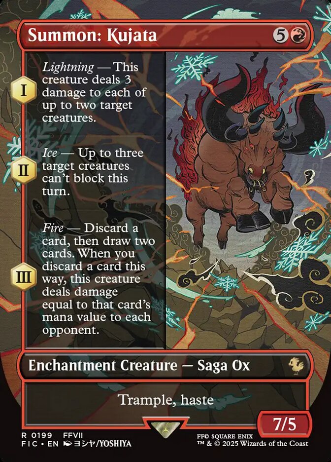 Summon: Kujata FIC-199 Final Fantasy Commander Magic card